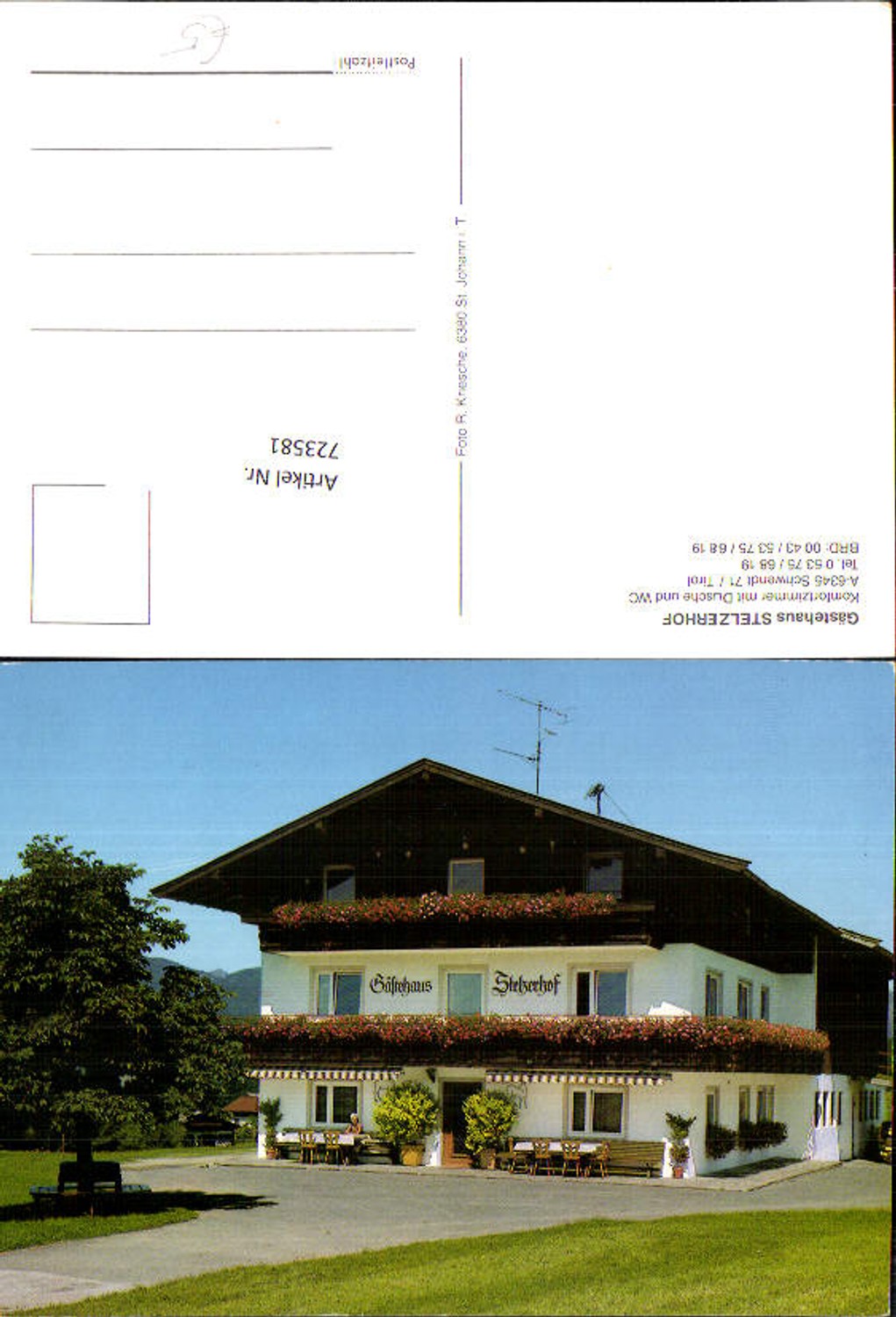 Alte Ansichtskarte – Old Postcard