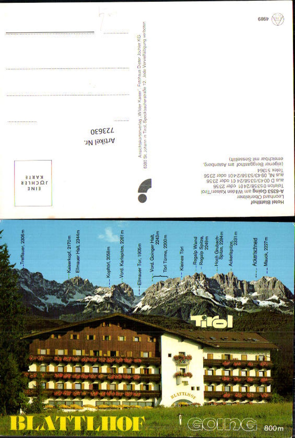 Alte Ansichtskarte – Old Postcard