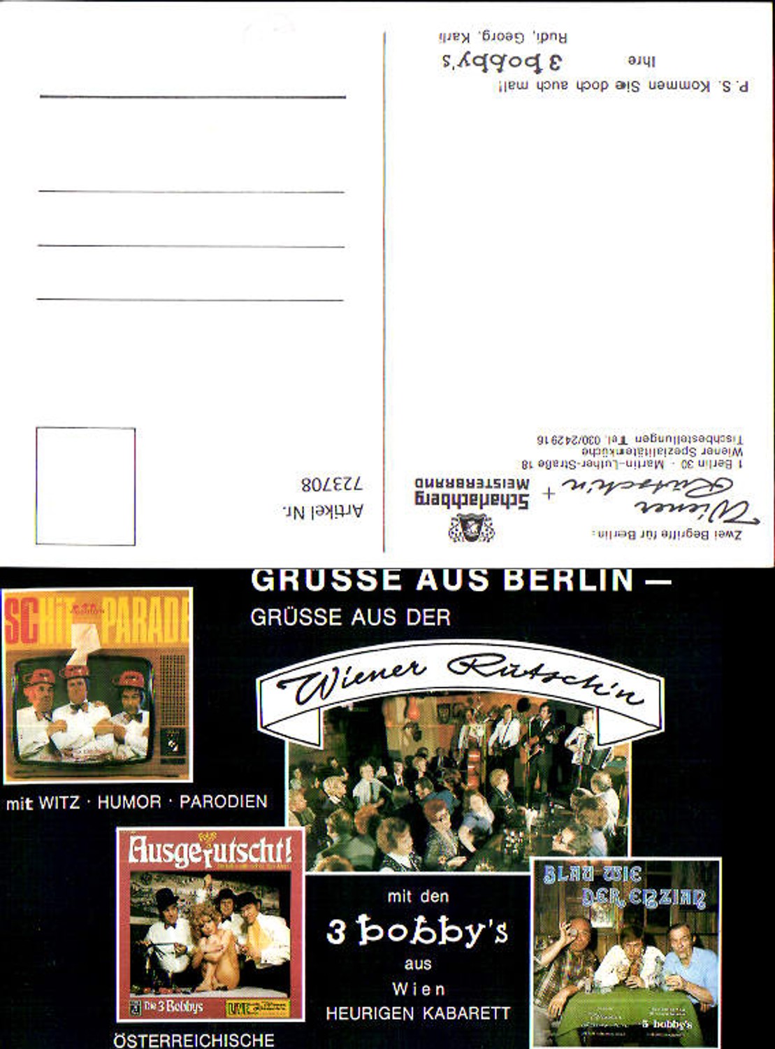 Alte Ansichtskarte – Old Postcard