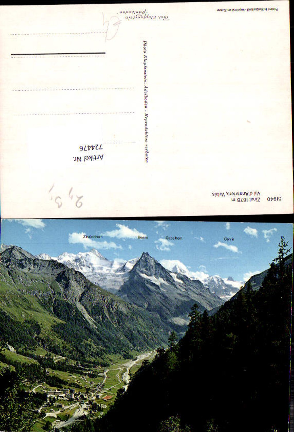Alte Ansichtskarte – Old Postcard