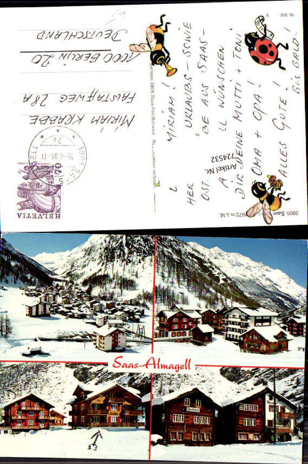 Alte Ansichtskarte – Old Postcard