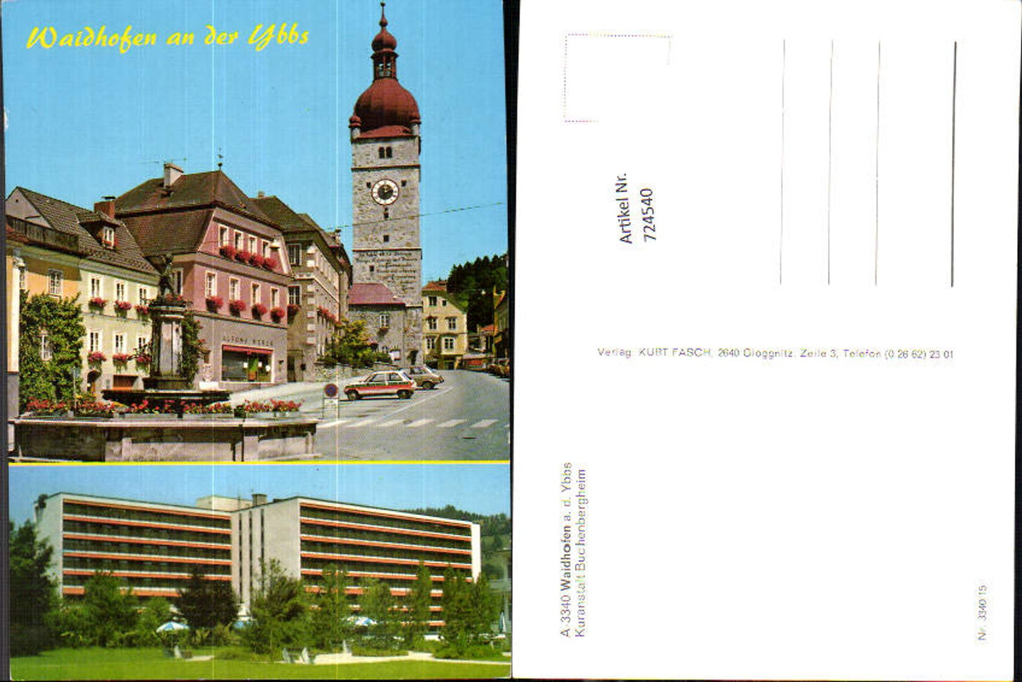 Alte Ansichtskarte – Old Postcard