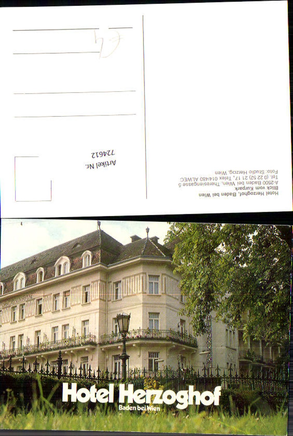 Alte Ansichtskarte – Old Postcard