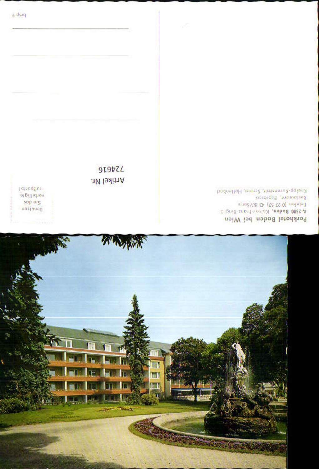 Alte Ansichtskarte – Old Postcard