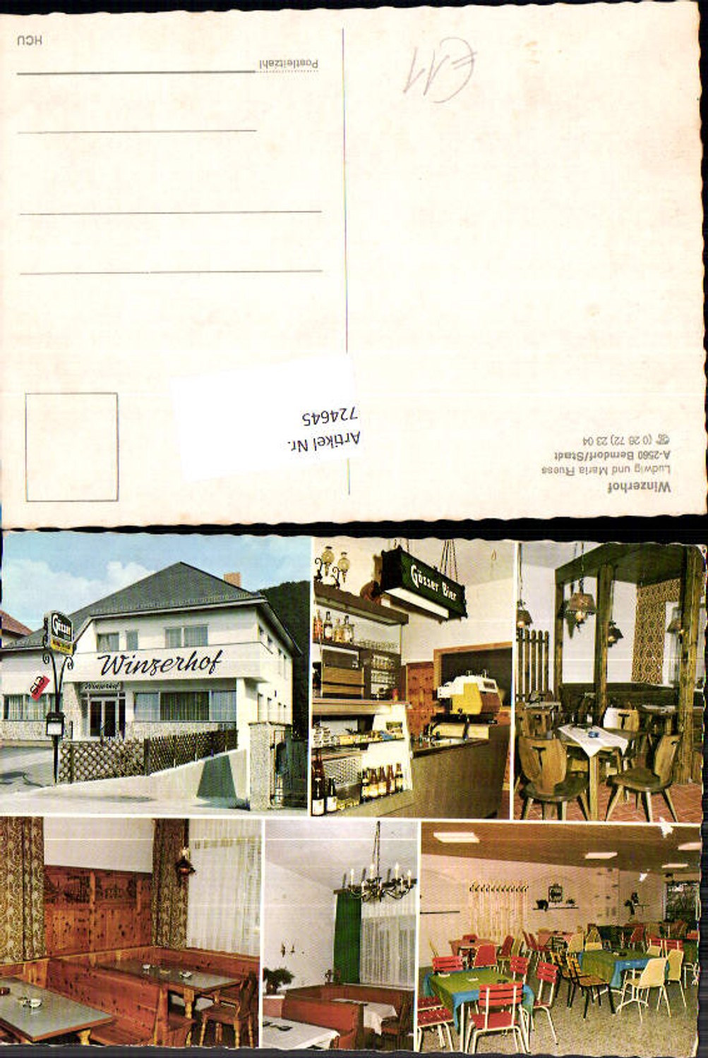 Alte Ansichtskarte – Old Postcard