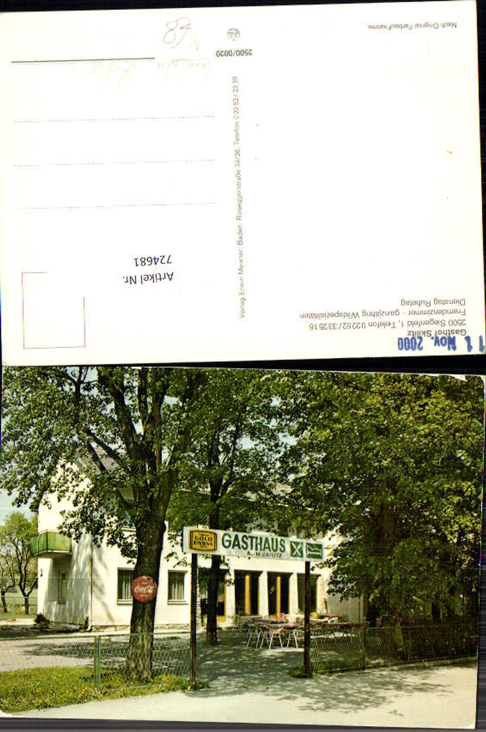 Alte Ansichtskarte – Old Postcard