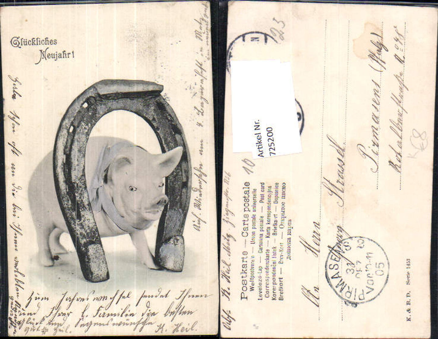 Alte Ansichtskarte – Old Postcard