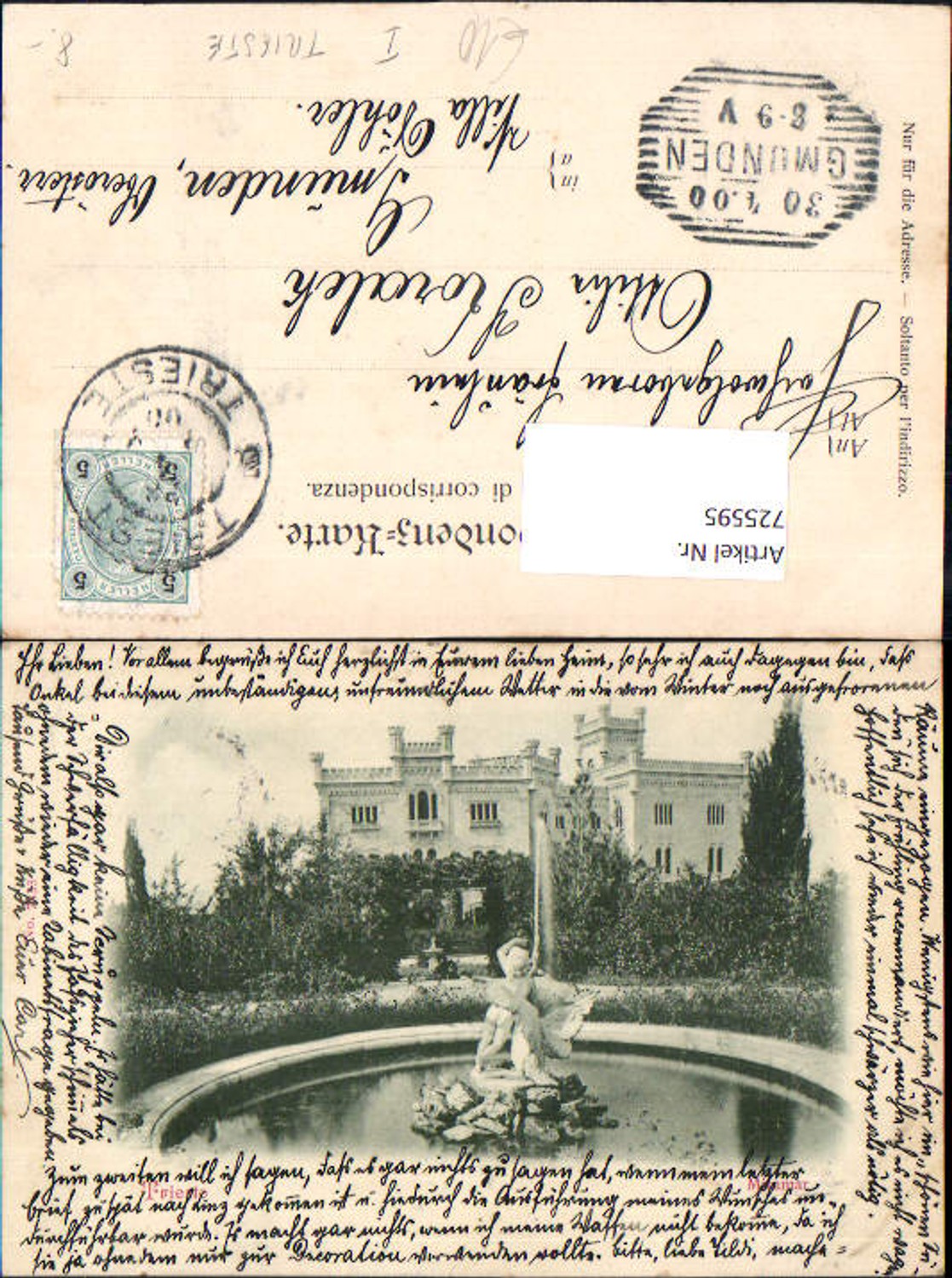 Alte Ansichtskarte – Old Postcard