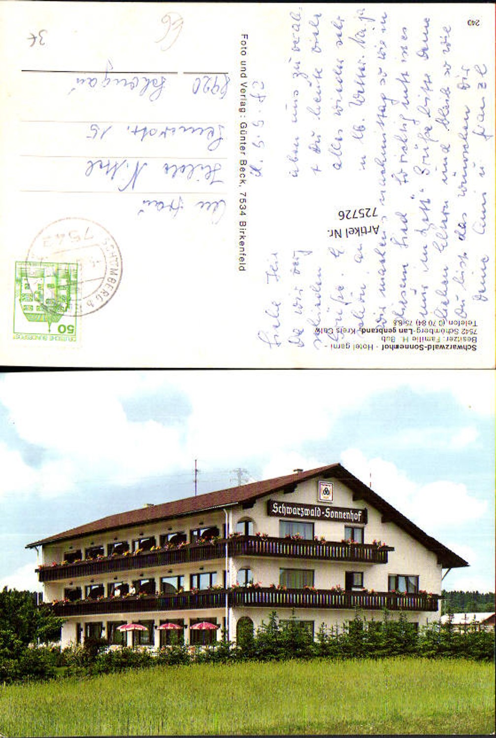 Alte Ansichtskarte – Old Postcard