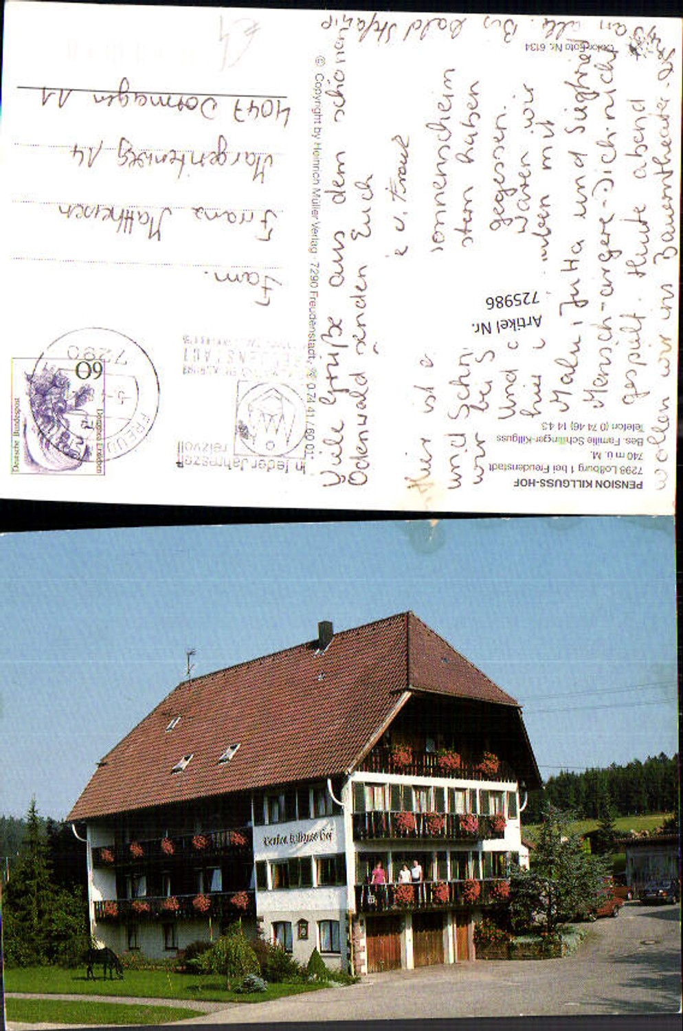 Alte Ansichtskarte – Old Postcard