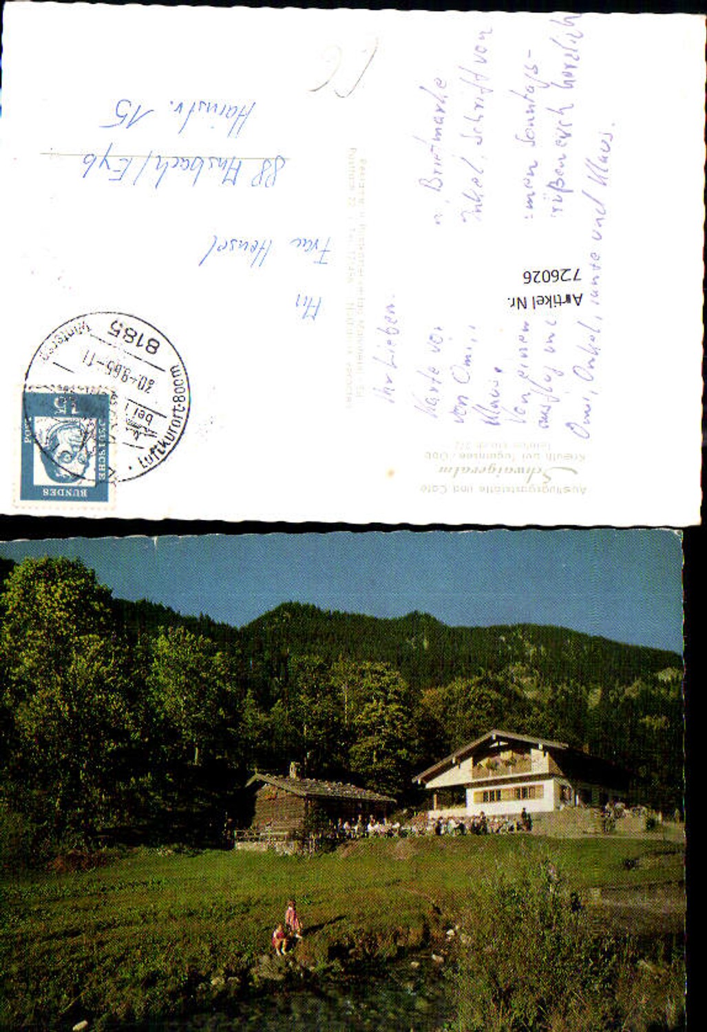 Alte Ansichtskarte – Old Postcard