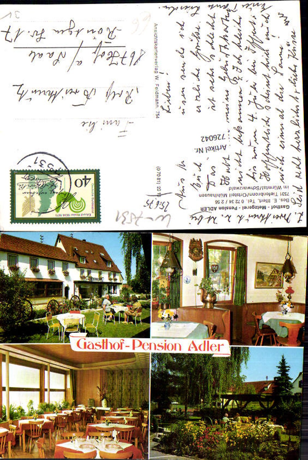 Alte Ansichtskarte – Old Postcard