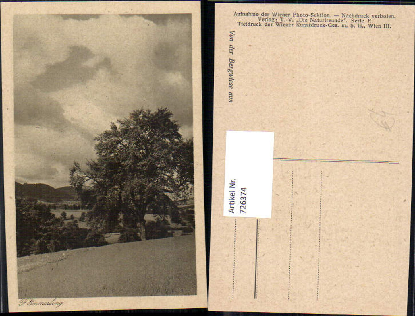Alte Ansichtskarte – Old Postcard