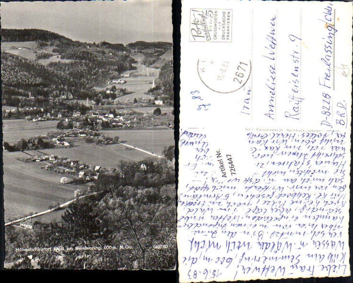 Alte Ansichtskarte – Old Postcard