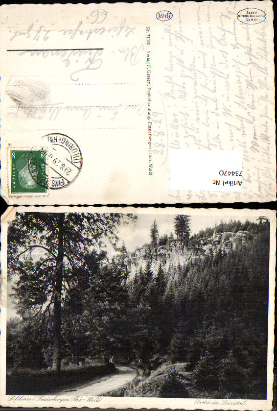 alte Ansichtskarte
