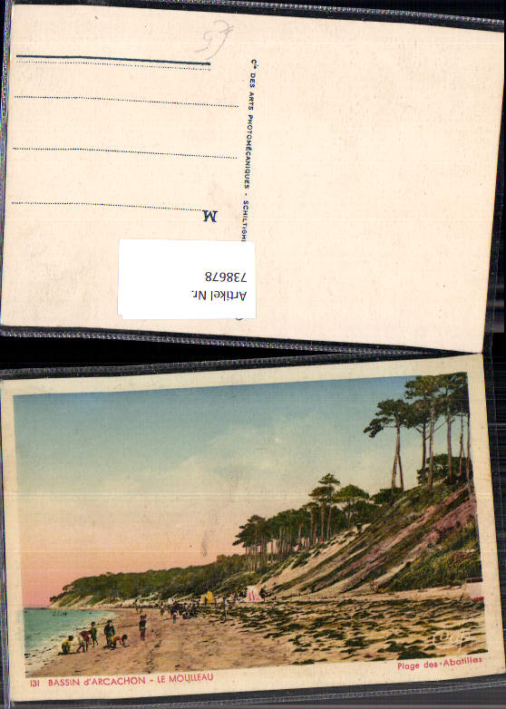 738678 Bassin d Arcadchon Le Moulleau Plage des Abatilles Strand Strandleben France
