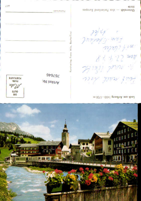 alte Ansichtskarte