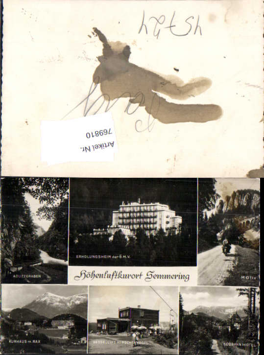 alte Ansichtskarte