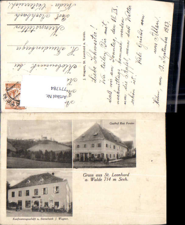 alte Ansichtskarte