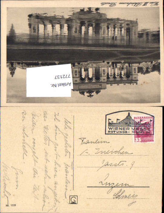 alte Ansichtskarte