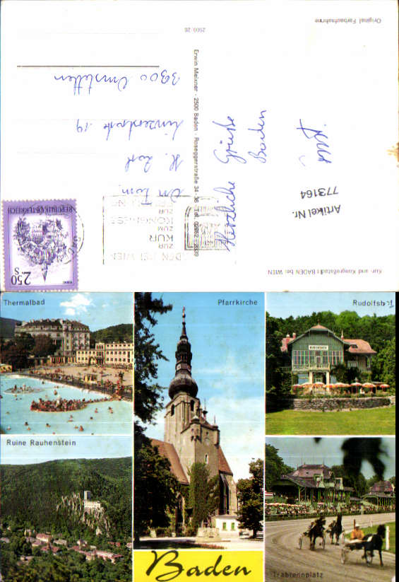 alte Ansichtskarte
