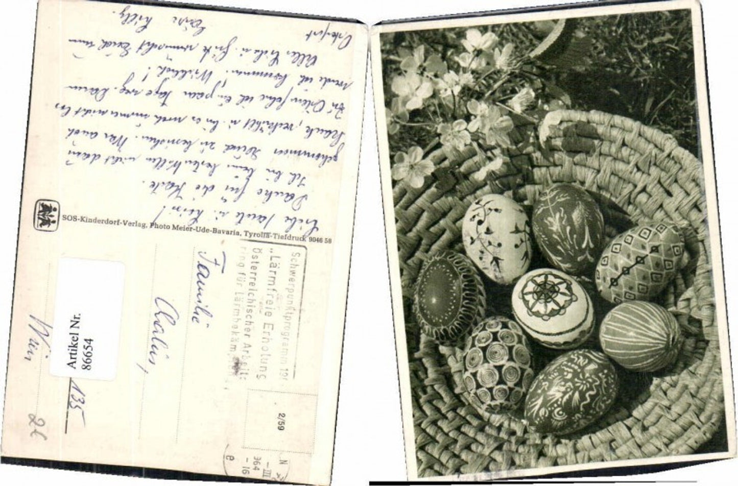 86654,SOS Kinderdorf 2-59 Ostern Ostereier