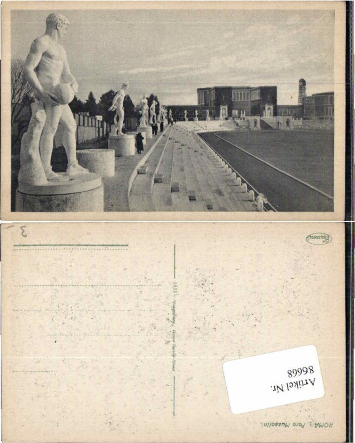 86668,Rom Roma Foro Mussolini Tribüne Stadion