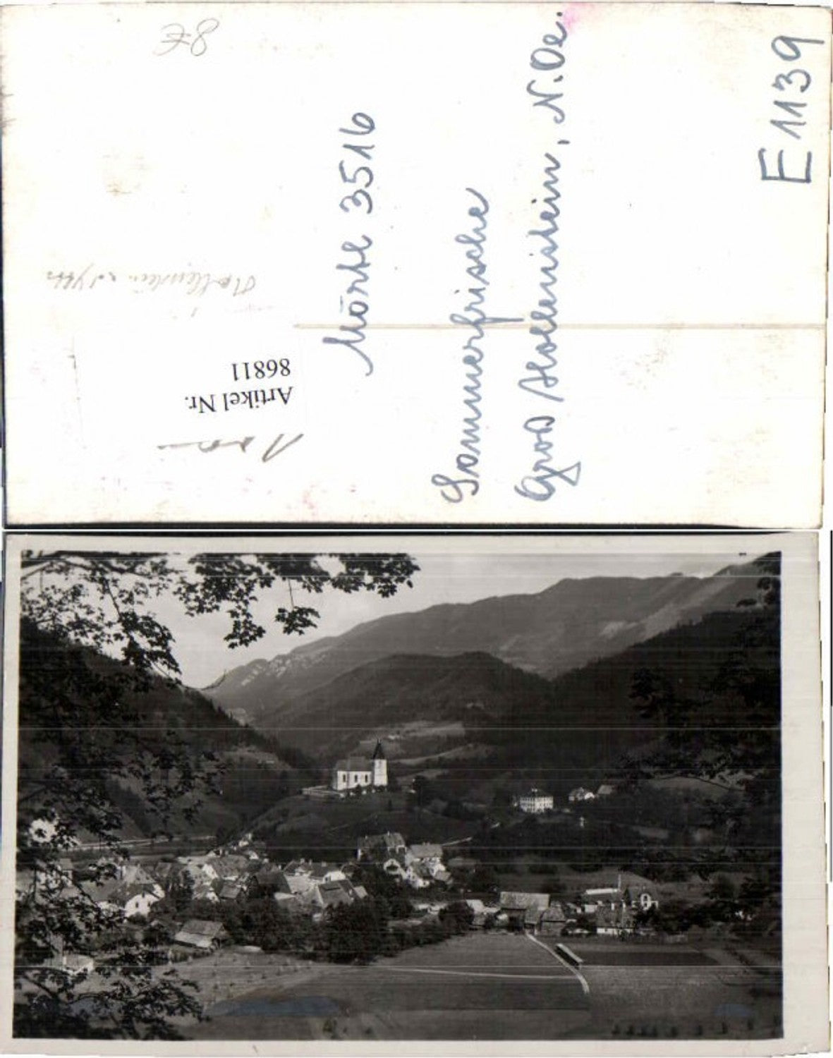 86811,Hollenstein a.d. Ybbs Verlagsrohabzug Mörtl 1139