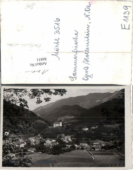 86811,Hollenstein a.d. Ybbs Verlagsrohabzug Mörtl 1139