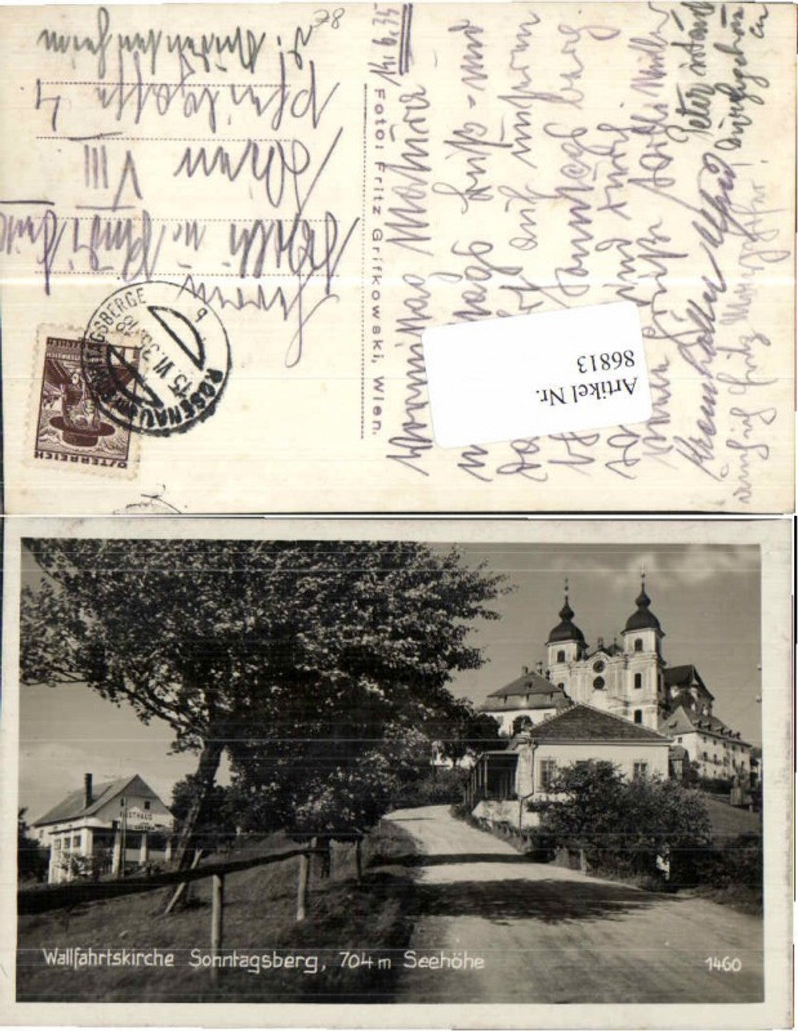 86813,Sonntagberg b. Rosenau Kematen Waidhofen Wegpartie