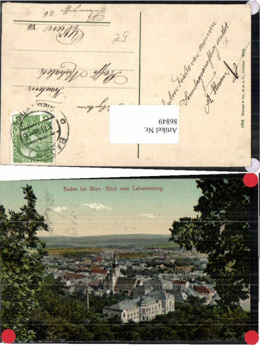 86849,Baden b. Wien Calvarienberg 1904