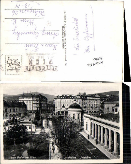 86863,Baden b. Wien Josefsplatz Josefsbad