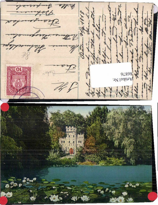 86876,Baden Seerosenteich Bienenburg 1916