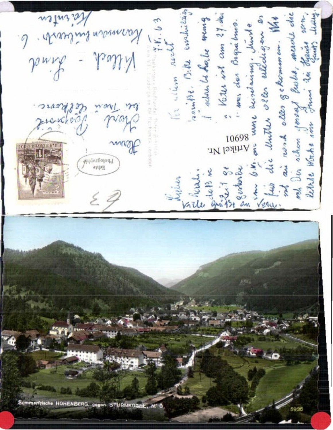 86901,Sommerfrische Hohenberg geg. Sturmkogel