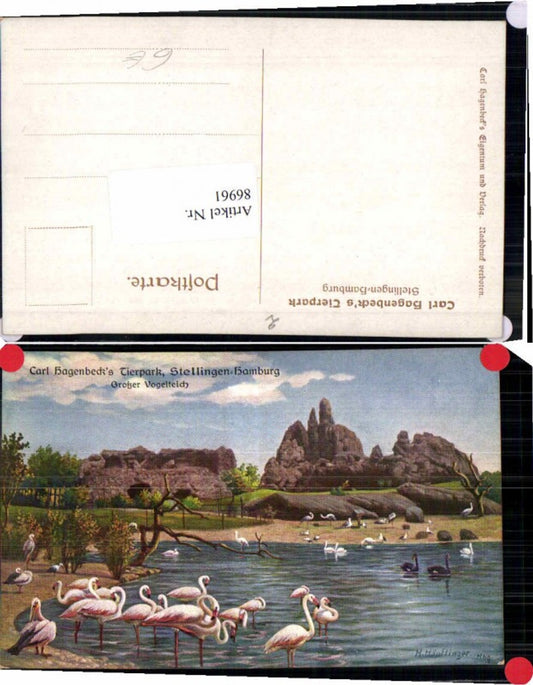 86961,Hamburg Stellingen Hagenbeck Tierpark Vogelteich