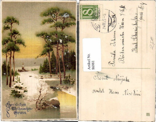 86981, Christmas Trees Forest 1925