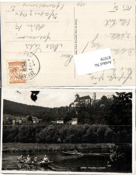 87079,Thunau b. Gars am Kamp Boot Leute