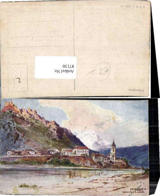 87130,Fritz Lach Dürnstein i.d. Wachau Donau B.K.W.I 650-4