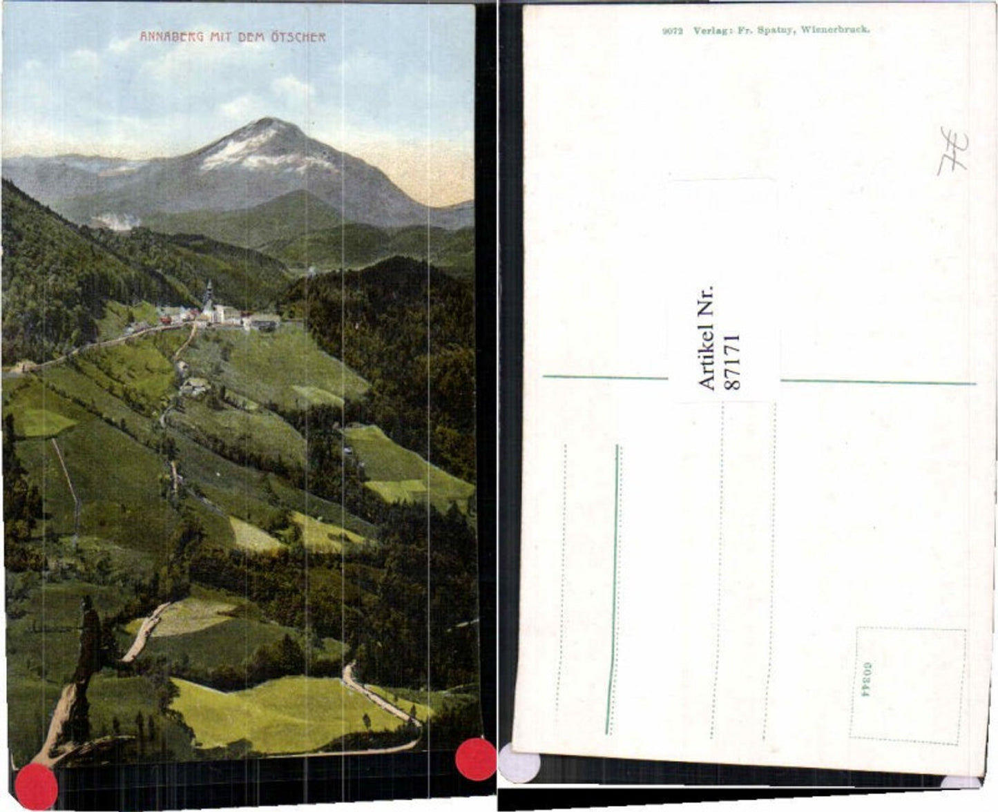 87171,Annaberg m. Ötscher COLOR 1910