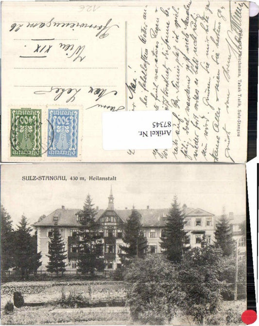 87345,Sulz Stangau im Wienerwald Heim 1925