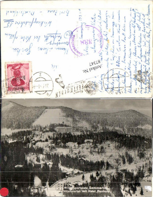 87347,Semmering Villenviertel Hotel Panhans