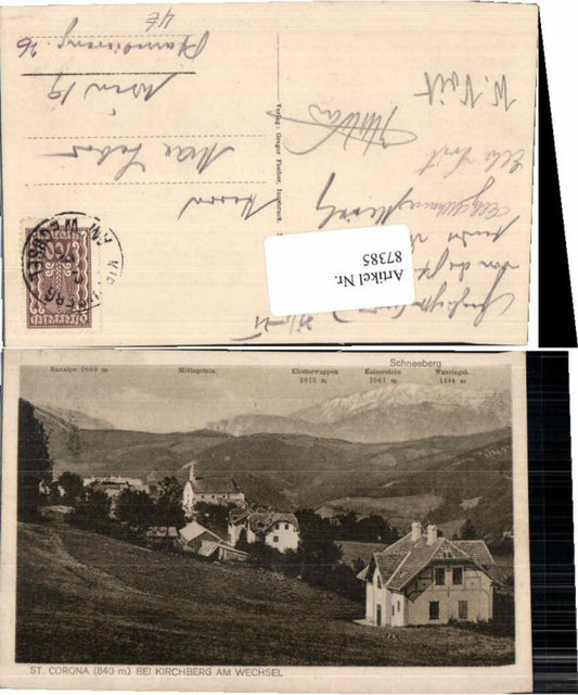 87385,St Corona am Wechsel b. Kirchberg