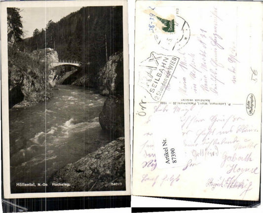 87390,Höllental bei Nasswald Hochsteg Hirschwang
