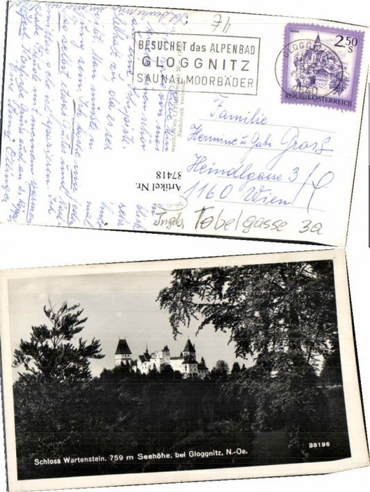 87418,Schloss Wartenstein b. Gloggnitz