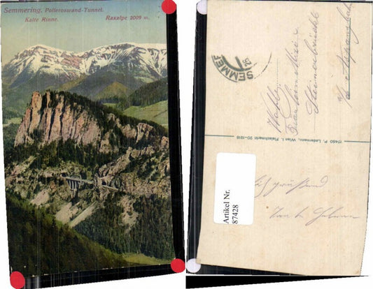 87428,Semmering Polleroswand Viadukt Semmeringbahn