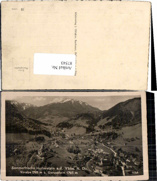 87543,Sommerfrische Hollenstein a.d. Ybbs Voralpe Gamsstein