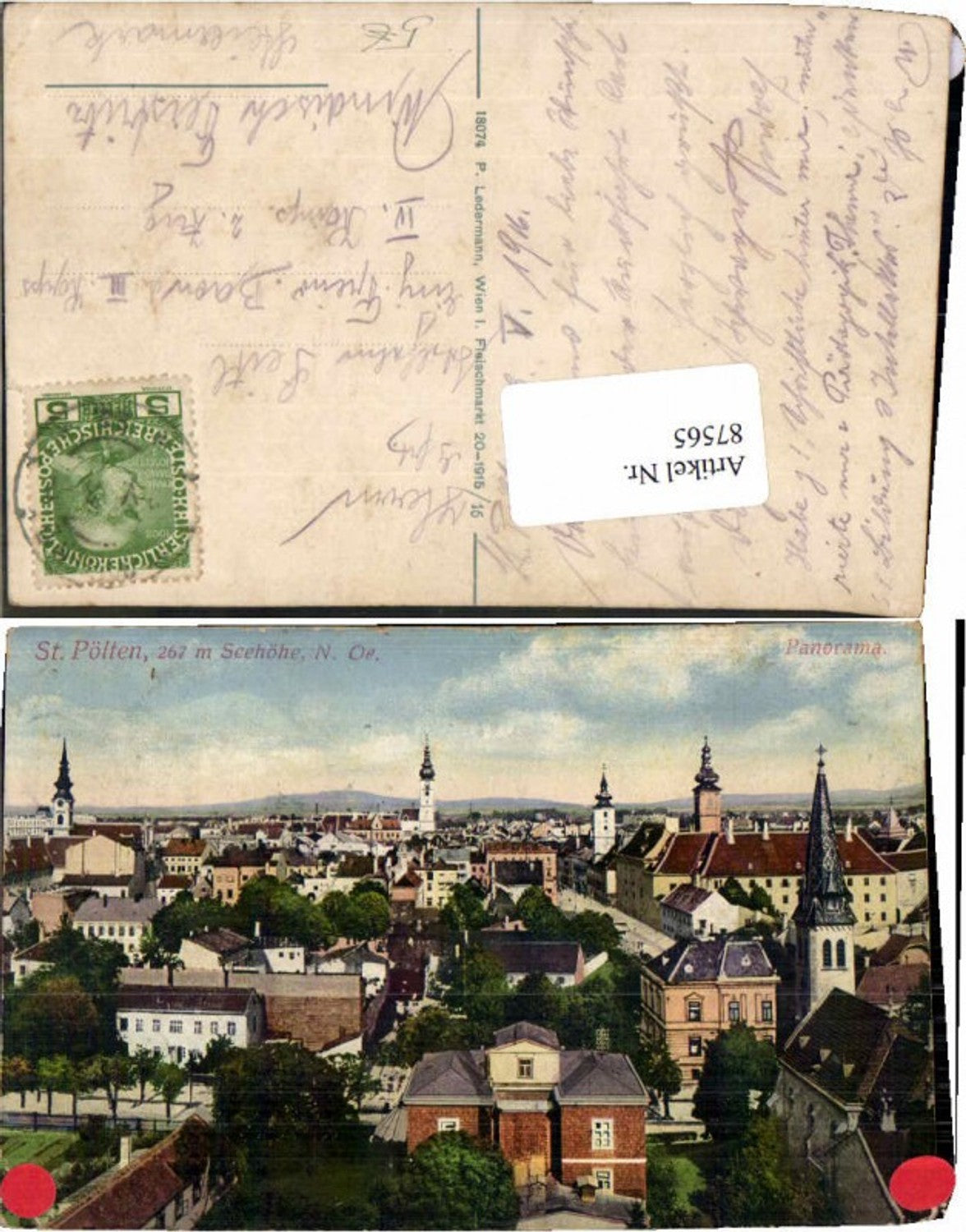 87565,St Pölten Totale 1916