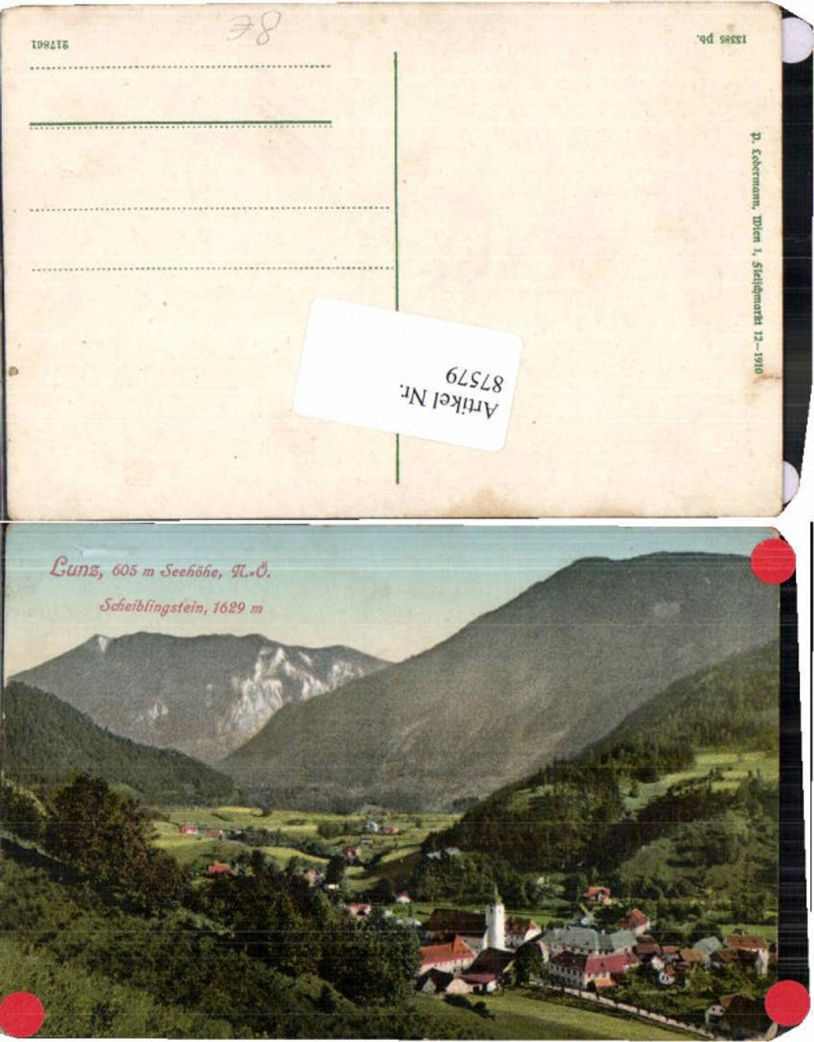 87579,Lunz am See Ortsansicht 1910