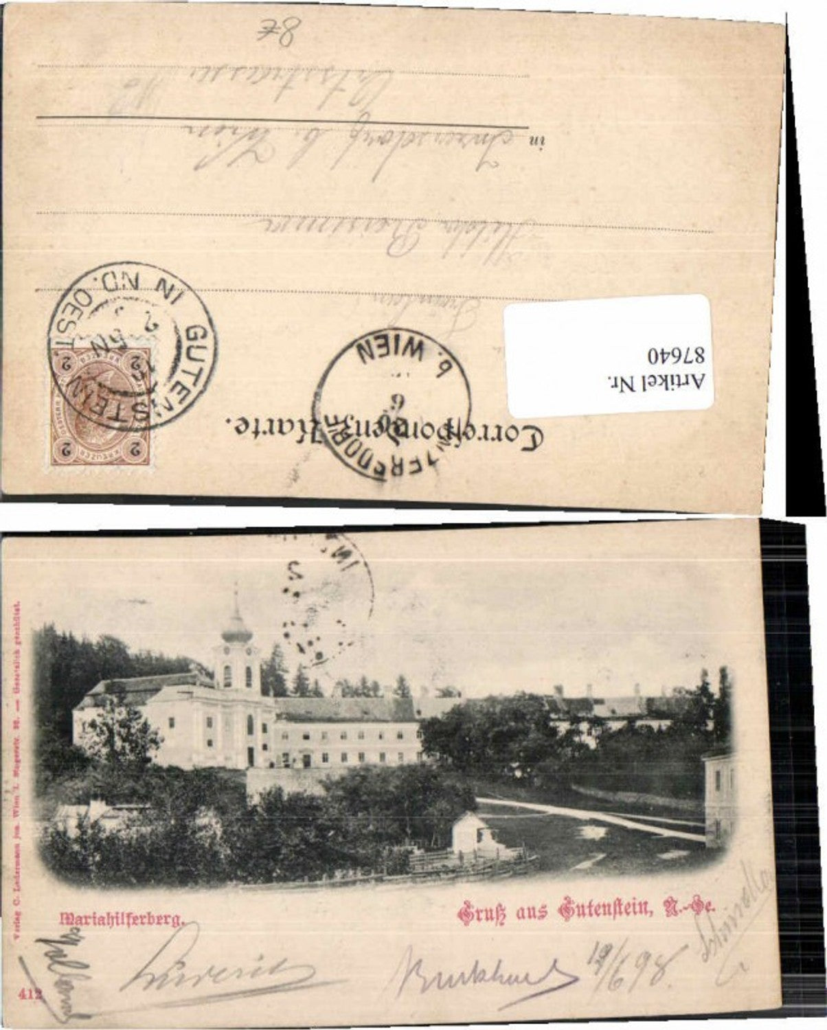 Alte Ansichtskarte – Old Postcard