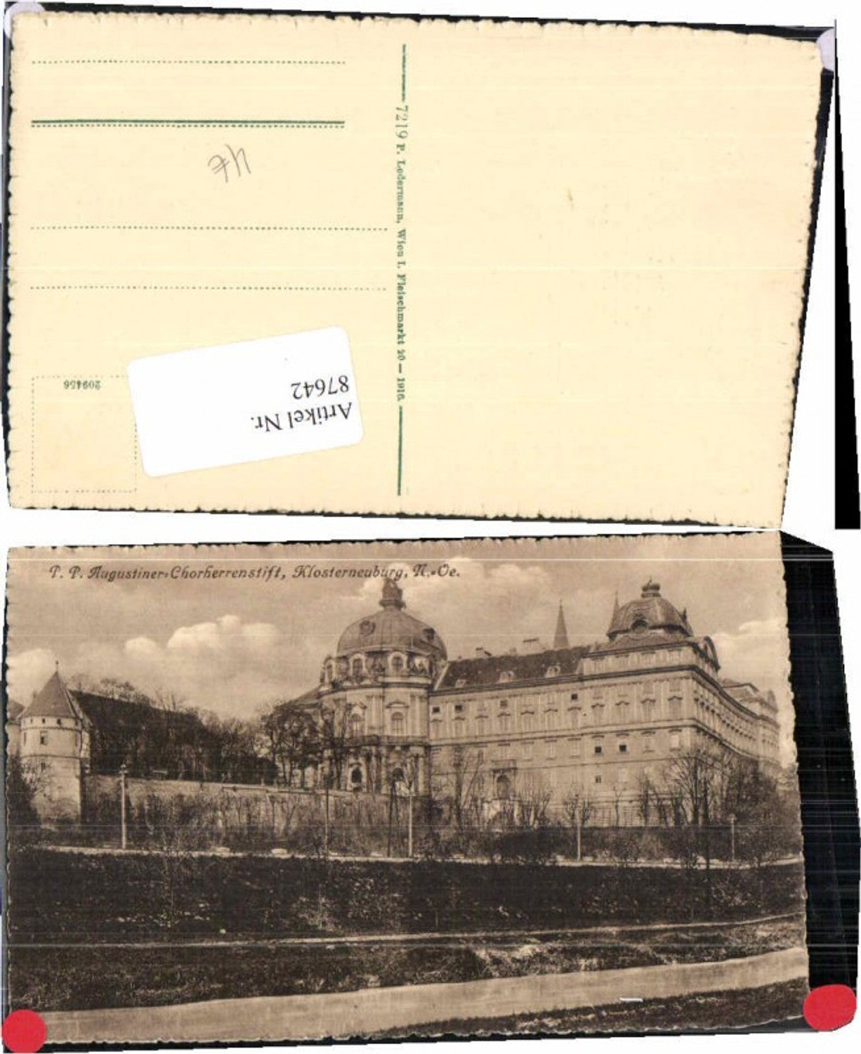 87642,Klosterneuburg Partie am Stift 1916